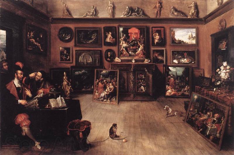 FRANCKEN, Ambrosius An Antique Dealer s Gallery